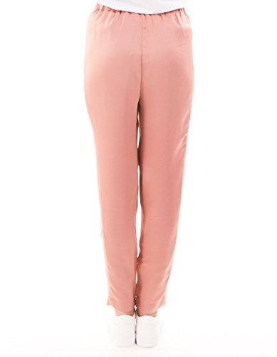 Morgan de Toi Pantalones Rosa Cremalleras (Rosa - 38)