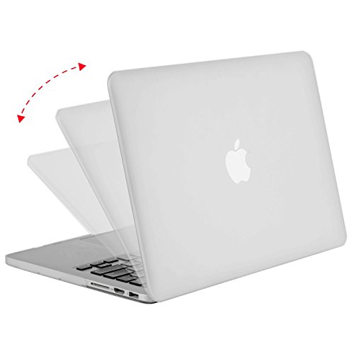 MOSISO Funda Dura Compatible con MacBook Pro 15 Retina A1398 (Versión 2015/2014/2013/fin 2012), Ultra Delgado Carcasa Rígida Protector de Plástico Cubierta, Frost