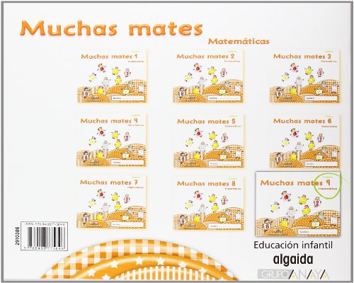 Muchas mates 9. Educación infantil (Educación Infantil Algaida. Matemáticas) - 9788498775846