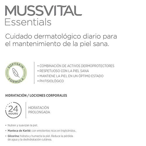 Mussvital Essentials Loción Hidratante Aloe Vera 400 ML