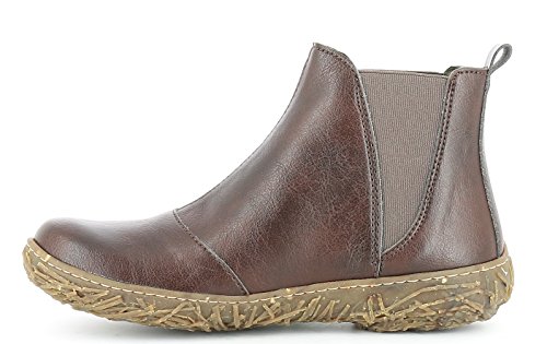 N786T Vegan Brown/Nido Marrón Mujer 36 Botines Elastico