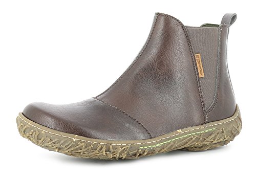 N786T Vegan Brown/Nido Marrón Mujer 36 Botines Elastico