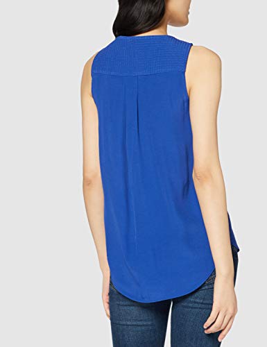 Naf Naf DNC2 567, Top Para Mujer, Azul (bleu Klein), S