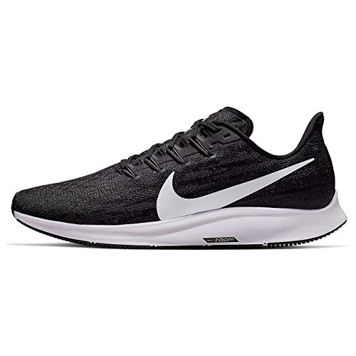 Nike Air Zoom Pegasus 36, Zapatillas de Running para Hombre, Negro (Black/White/Thunder Grey 002), 41 EU