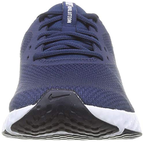 Nike Revolution 5, Zapatillas de Atletismo para Hombre, Multicolor (Midnight Navy White Dark Obsidian), 42 EU