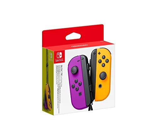 Nintendo Joy-Con (set Izda/Dcha) Morado Neón/Naranja Neón