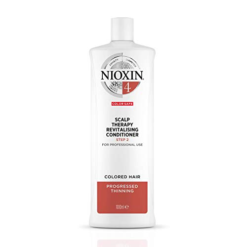 NIOXIN - Acondicionador Tratamiento Revitalizante Sistema 4 (1 Litro) - CABELLO COLOREADO_DEBILITAMIENTO AVANZADO_HIDRATACION EQUILIBRADA 1000 ML