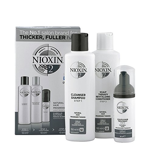 Nioxin Kit Sistema 2 Revitalizador de Cabello (Cabello Natural Pérdida De Densidad Avanzada)