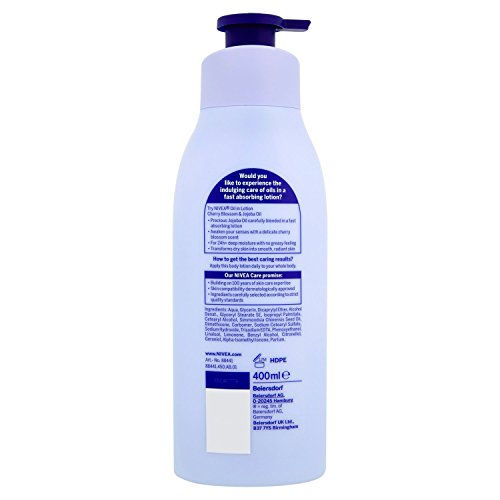 NIVEA Cherry Blossom and Jojoba Oil in Lotion, 400 ml