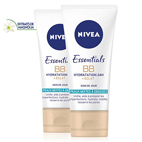 Nivea Crema BB Crema Cutis 6 en 1 Mixta a Grasa 50ml - juego de 3