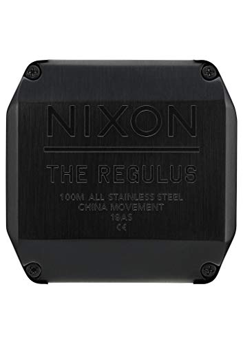 NIXON Regulus SS A1268 - All Black - 100 Meter / 10 ATM Water Resistant Men's Digital Watch