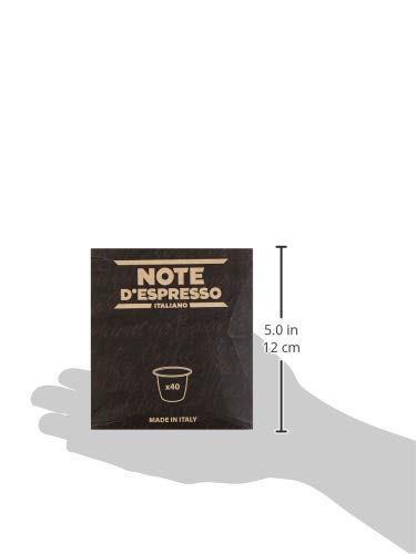 Note D'Espresso Cápsulas de Chocolate con Avellana - 40 x 7 g, Total: 280 g