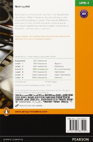 Notting Hill: Can the most famous film star in the world fall for the man in the street: Level 3 (Pearson English Graded Readers)