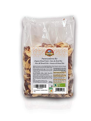 Nueces de Brasil biológicos 500g ecológicos, silvestres, eco, Bio orgánicos, crudas, sin cáscara organic Brazil nuts