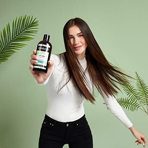 Nuggela & Sulé Champú 100% Green Apto Veganos 250ml/8,45Oz. Potente fórmula con activos naturales. Nutre y fortalece el cabello. SIN: sulfatos, siliconas, parabenes. MEJOR PRODUCTO ESQUIRE MAGAZINE.