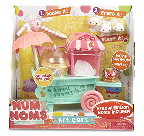 Num Noms- Art Pop Cart Muñecos coleccionables y Playsets, Multicolor (Bandai 542353)