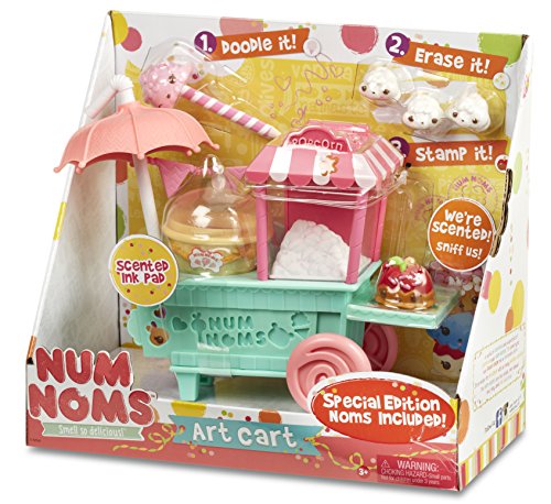 Num Noms- Art Pop Cart Muñecos coleccionables y Playsets, Multicolor (Bandai 542353)