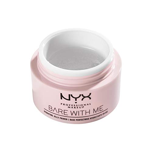 NYX Professional Makeup Prebase de Maquillaje en Gel Bare With Me, Hidratante con Aloe y Extracto de Pepino, Fórmula en Gel a Base de Agua, Inspirado en el cuidado de la piel