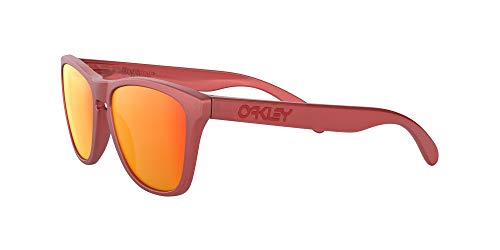 Oakley Frogskin Gafas de sol, Ir Red W/Prizm Ruby, 0 Unisex