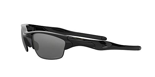 Oakley Half Jacket 2.0, Gafas de Sol para Ciclismo, Hombre, Polished Black Frame/Black Iridium Polarized Lens, 62 mm