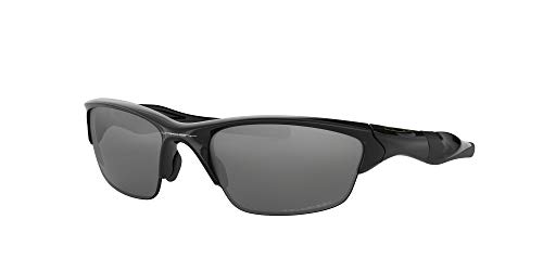 Oakley Half Jacket 2.0, Gafas de Sol para Ciclismo, Hombre, Polished Black Frame/Black Iridium Polarized Lens, 62 mm