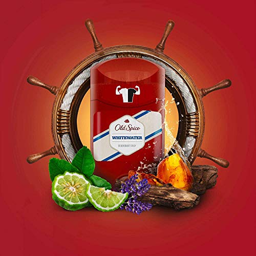 Old Spice Whitewater Desodorante En Barra Para Hombres 50 ml, 6 pack