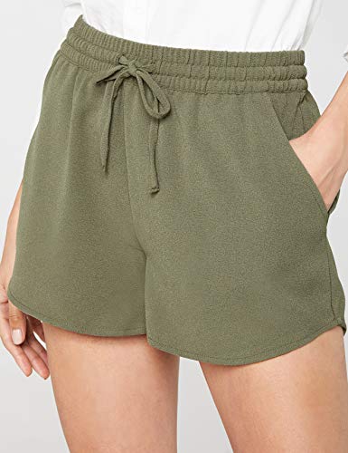 Only Onlturner Shorts Wvn Noos Pantalones Cortos, Verde (Kalamata Kalamata), 36 (Talla del Fabricante: 34) para Mujer