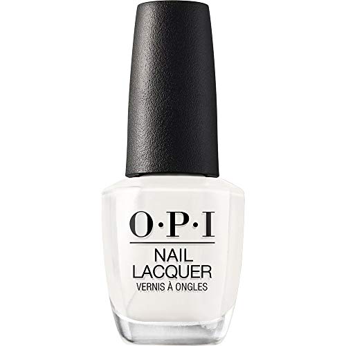 OPI Nail Laquer - Esmalte Uñas Duración de Hasta 7 Días, Efecto Manicura Profesional, 'Funny Bunny' Blanco - 15 ml