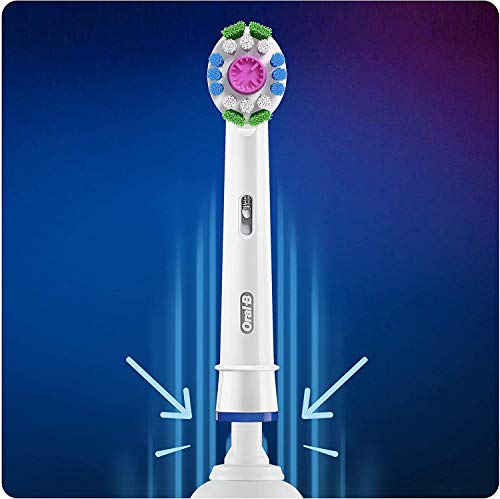 Oral-B 3D White Cabezales de recambio con tecnología CleanMaximiser, tamaño de buzón, Pack de 8