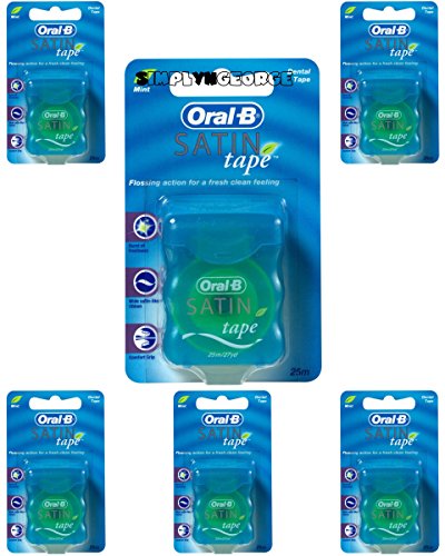 Oral-B - Cinta de satén de color menta (25 m, 200 g)