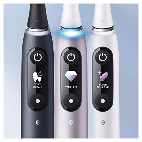 Oral-B iO 9n Cepillo Eléctrico Recargable Con Tecnología De Braun, 1 Mango Rosa Con Diseño De Alta Gama Y Tecnología Magnética, Pantalla En Color, 1 Cabezal De Recambio, 1 Estuche De Viaje De Carga