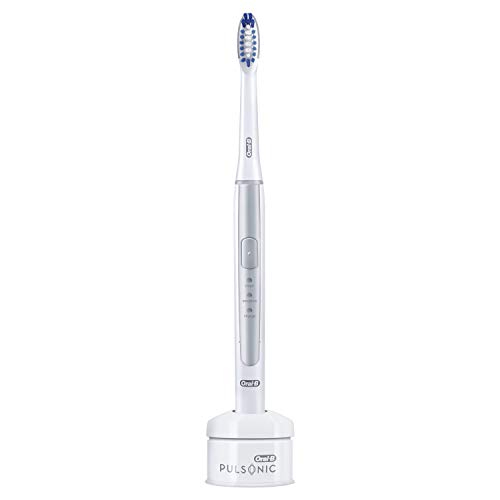 Oral-B Pulsonic Slim 1000 Adult Sonic toothbrush Silver - Cepillo de dientes eléctrico (Batería, Batería integrada, Caja, 1 pieza(s), 1 pieza(s))