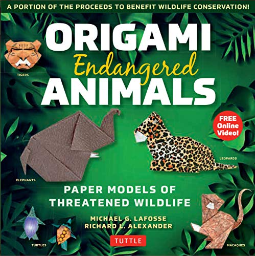 Origami Endangered Animals Ebook: Paper Models of Threatened Wildlife [Includes Instruction Book with Conservation Notes, Printable Origami Paper, FREE Online Video!] (English Edition)