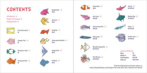 Origami Fish and Other Sea Creatures Kit: with Step-by-Step Online Video Tutorials: 20 Original Models by World-Famous Origami Artists