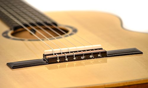 Ortega R131L - Guitarra clásica (cedro y caoba, para zurdos, tamaño 4/4), color natural