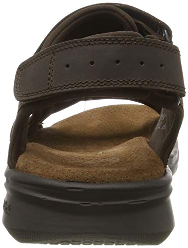 Panama Jack Salton Basics, Sandalias con Punta Abierta para Hombre, Marrón (Marron C1), 43 EU