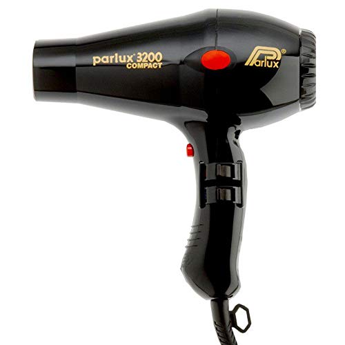 Parlux 3200 Compact - Secador de pelo plus, color negro