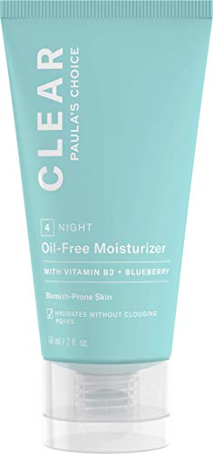 Paula's Choice Clear Oil Free Crema Hidratante Facial - Crema de Noche Ligera Hidrata, Reduce Poros y Combate Puntos Negros - con Niacinamida & Ceramidas - Pieles Mixtas a Grasas - 60 ml