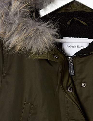 Pedro del Hierro 8572186 Parka, Verde (Green), Small (Tamaño del Fabricante:S) para Mujer