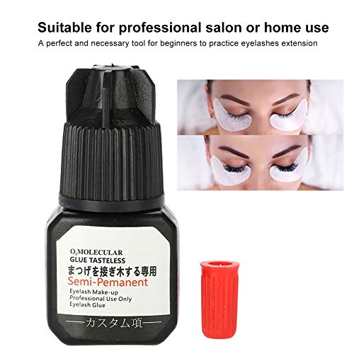 Pegamento profesional para extensión de pestañas: fijación extra fuerte, de larga duración, de secado rápido - Adhesivo de calidad profesional superior, sin formaldehído y sin látex - 7 ml