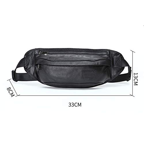 PENGQ Cintura de Cuero/Bolso del Mensajero de los Hombres/Ejecución de Cintura Bolsa/for Viajes de Vacaciones, Deportes al Aire Libre, Carnaval