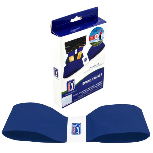 PGA Tour Entrenador de Swing con DVD de Entrenamiento, Unisex, Azul - Azul