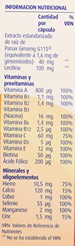 Pharmaton | Multivitamínico con ginseng | Complex 30 cápsulas | Ayuda a recuperar la energía