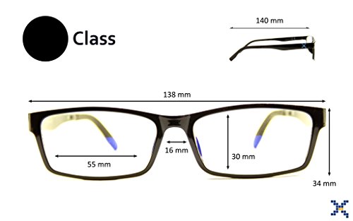 Pixel Lens Class Gafas PRESBICIA + 2.50 para Ordenador, TV, Tablet,Gaming. contra EL CANSANCIO Ocular, Confort Visual, Montura Ligera, CERTIFICADA LUZ Azul - 41% Y UV -100% EN LA Universidad DE TURÍN