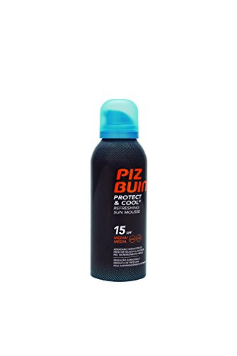 Piz Buin - Proteccion Solar, Protect & Cool Espuma Solar Refrescante SPF 30 - Protección alta Bote 150 ml