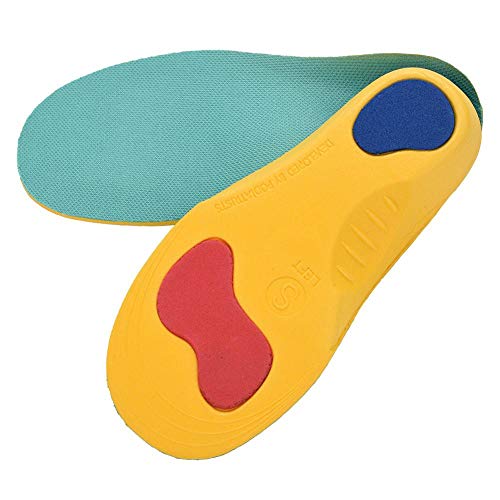 Plantillas orthesen para niños 2 pares, lente correctora para pies de X y o pierna plano con apoyo arco Cojín Funda paragolpes transpirable EINLAGEN Guantes Pad S