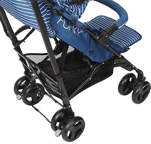 Play Funky 160 - Silla de paseo plegable tipo paraguas, Nautic Blue