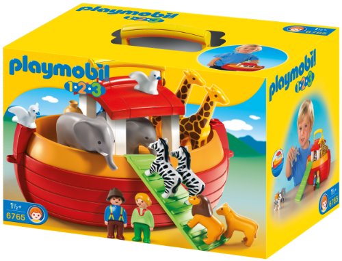 PLAYMOBIL 1.2.3 Arca de Noé Maletín, A partir de 18 meses (6765)