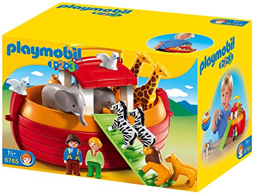 PLAYMOBIL 1.2.3 Arca de Noé Maletín, A partir de 18 meses (6765)