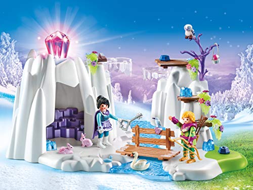 PLAYMOBIL Magic Búsqueda del Diamante de Cristal con Cristal luminoso, A partir de 4 años (9470)